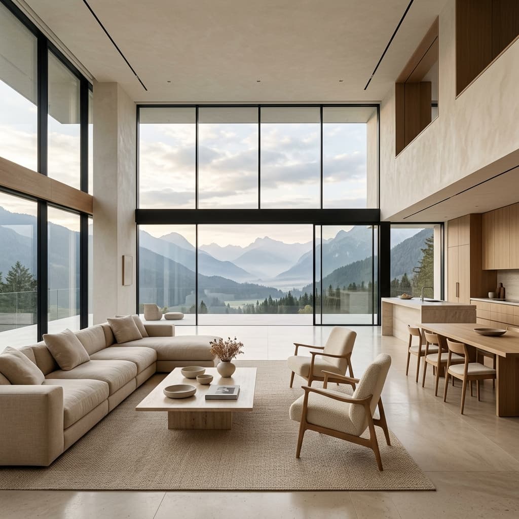 Luxury minimalist apartment