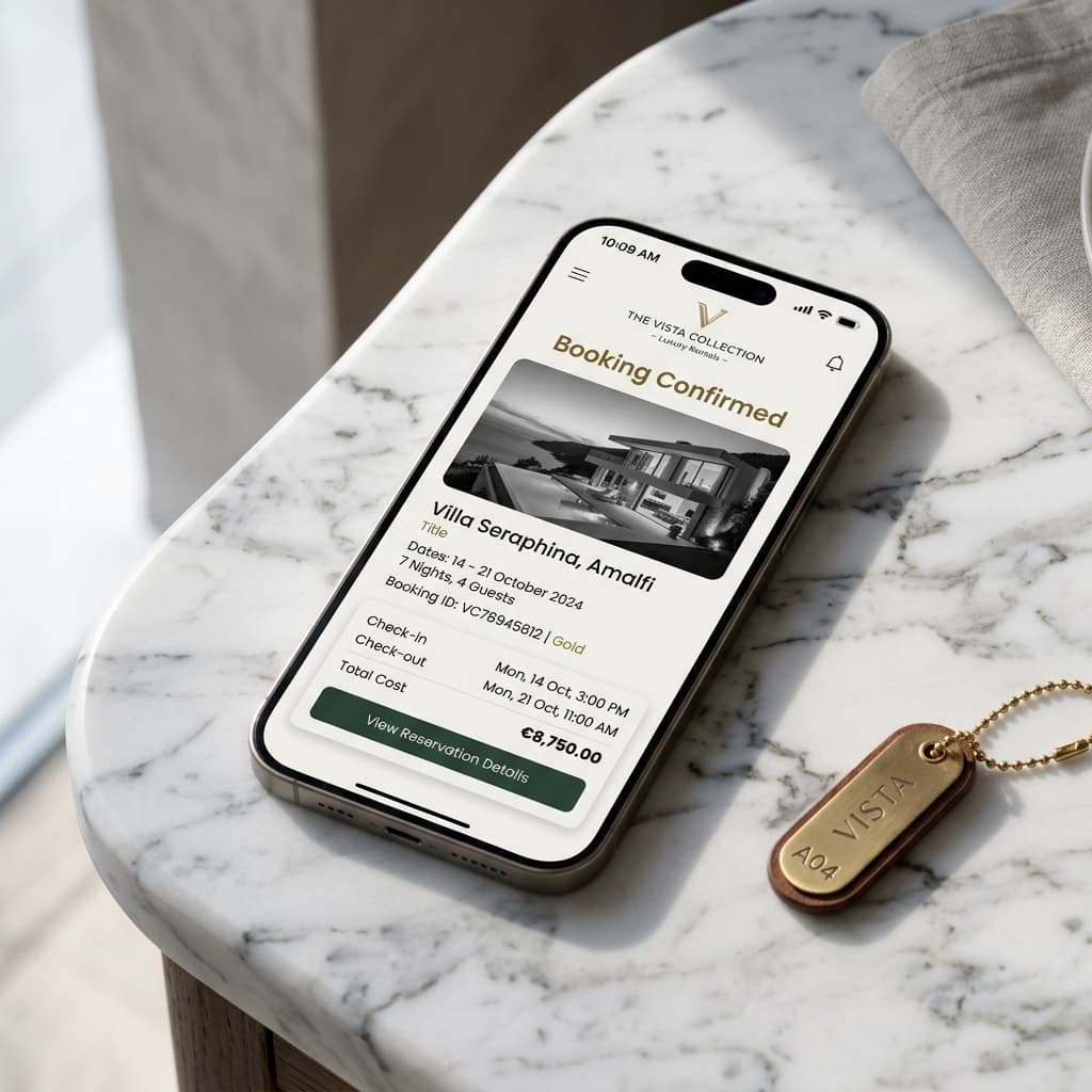 Booking flow on mobile